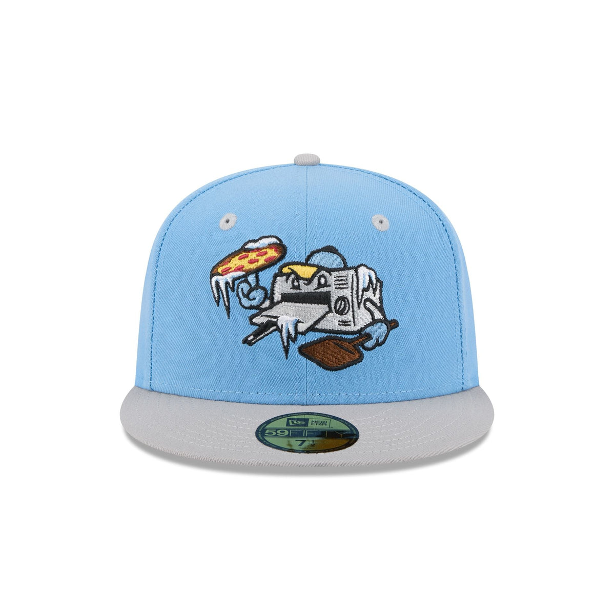 Wisconsin Timber Rattlers Theme Night Light Blue 59FIFTY Fitted Hat - Image 2