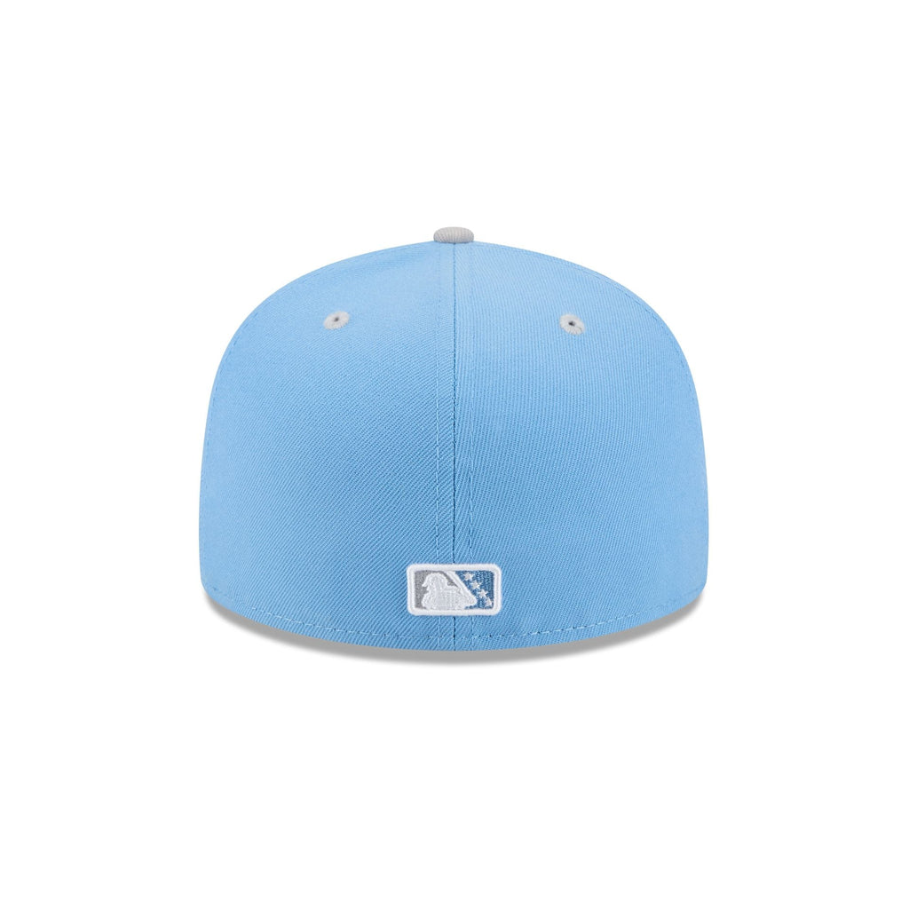 Wisconsin Timber Rattlers Theme Night Light Blue 59FIFTY Fitted Hat - Image 6