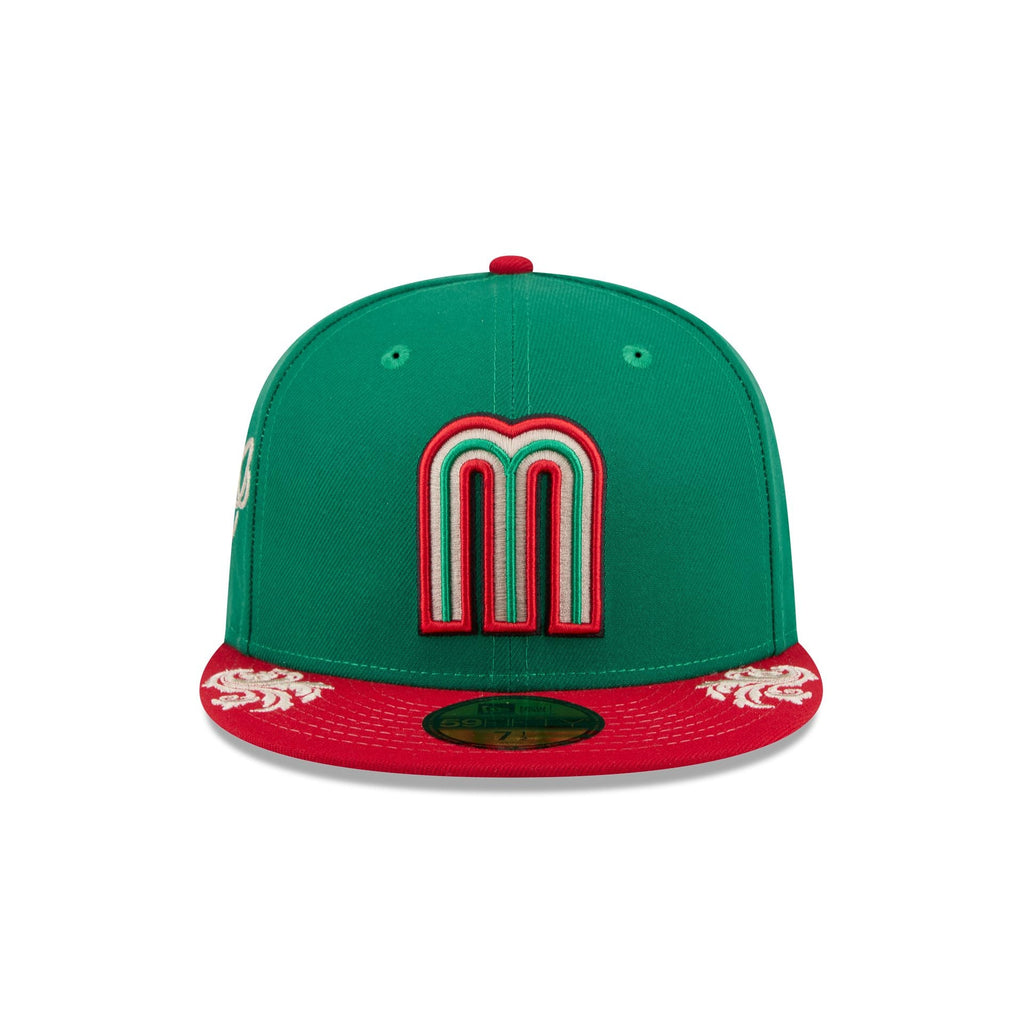 Mexico Baseball Script 59FIFTY Fitted Hat - Image 2