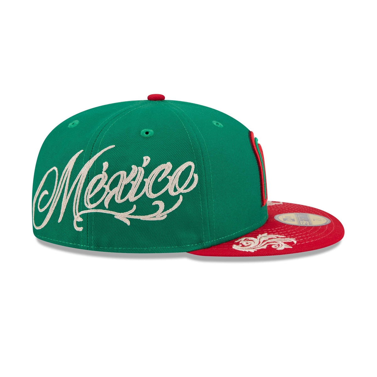 Mexico Baseball Script 59FIFTY Fitted Hat - Image 4