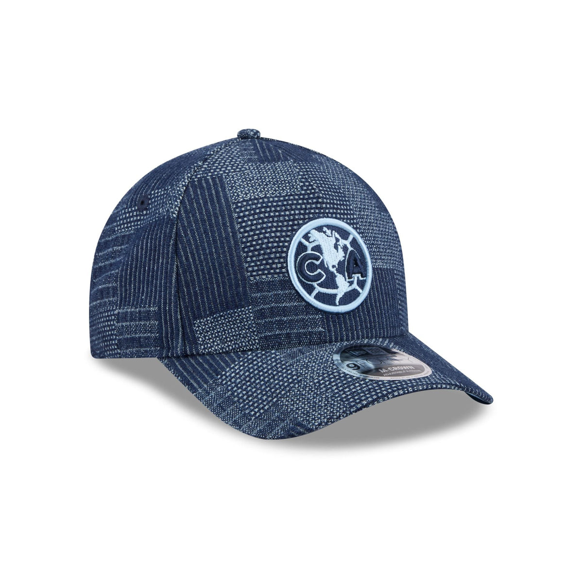 Club América Denim 9FORTY M-Crown A-Frame Snapback Hat - Image 3