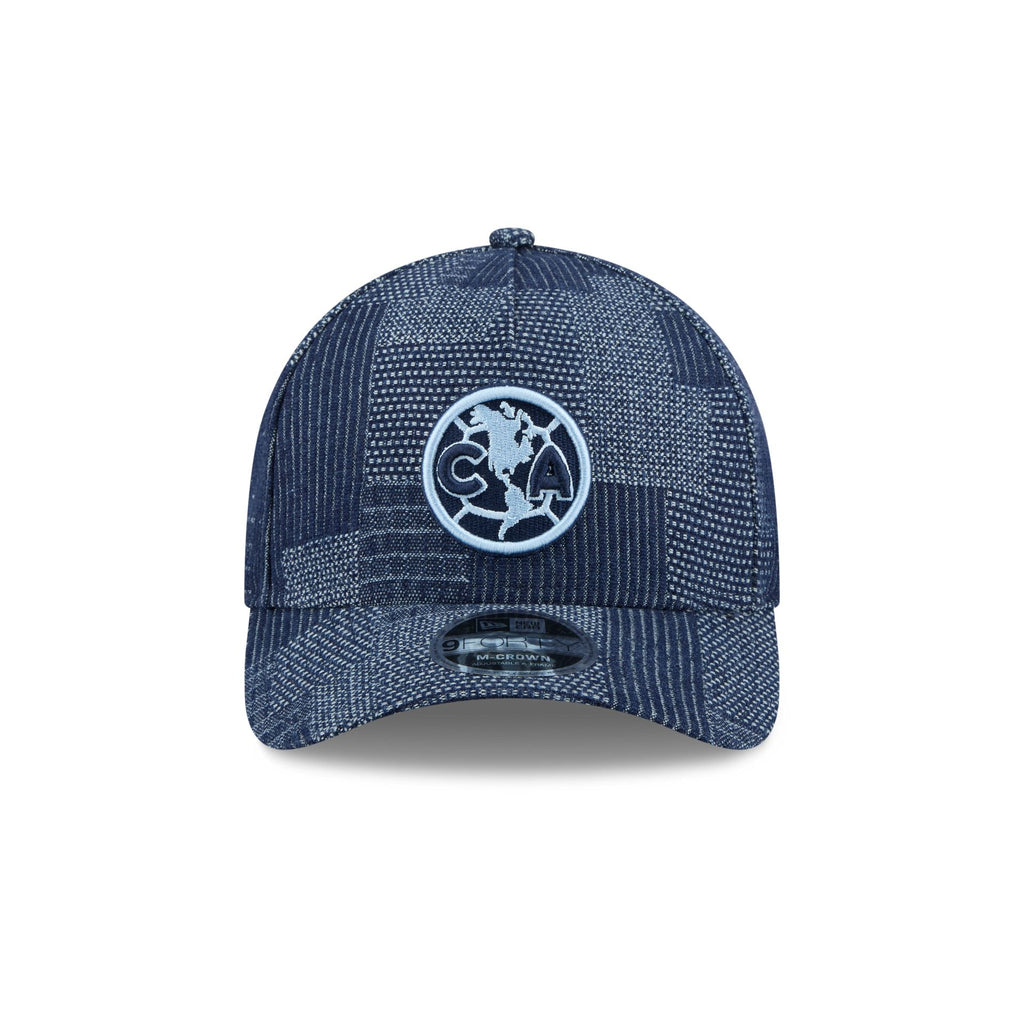 Club América Denim 9FORTY M-Crown A-Frame Snapback Hat - Image 2