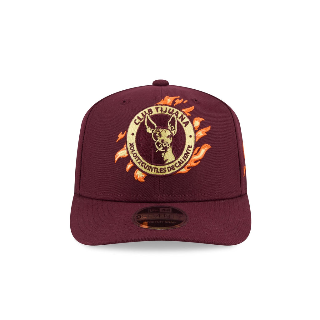 Xolos Flames 9SEVENTY Stretch-Snap Hat - Image 2