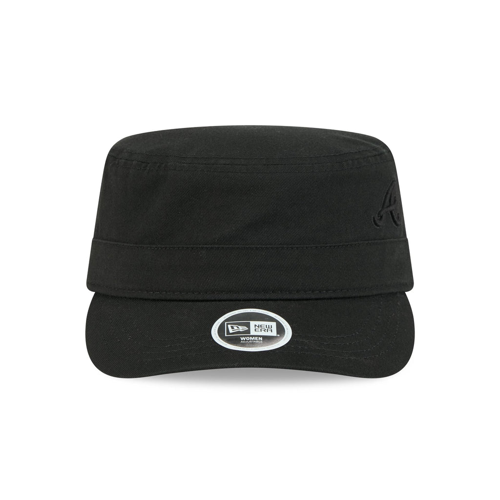 Atlanta Braves Women's Cadet Black Military Adjustable Hat - Image 2