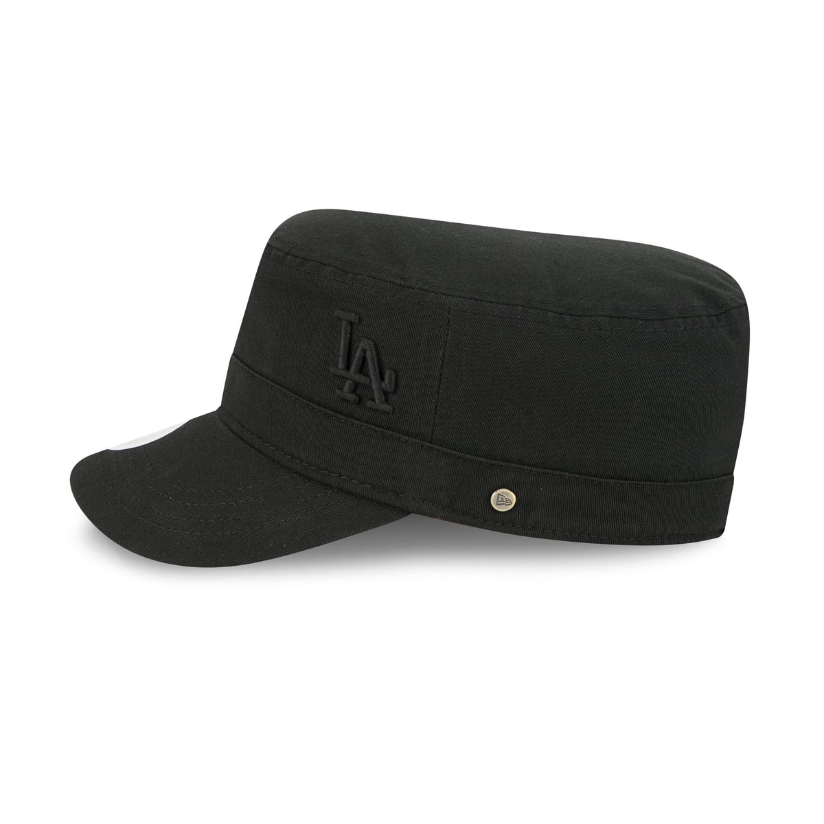 Los Angeles Dodgers Women's Cadet Black Military Adjustable Hat - Image 4