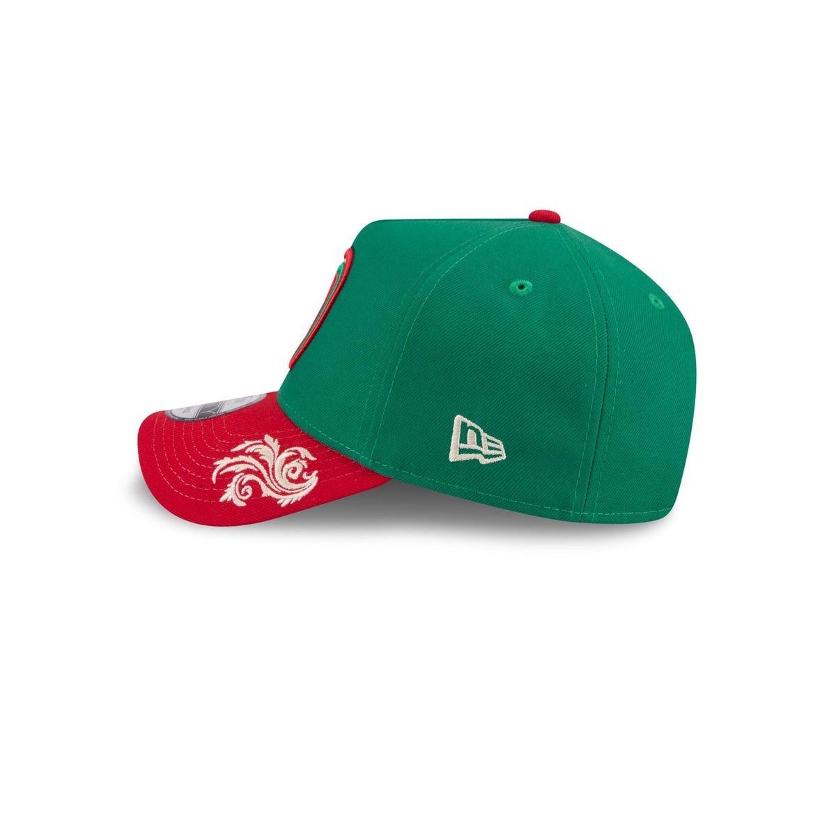 Mexico Baseball Script 9FORTY A-Frame Snapback Hat - Image 5