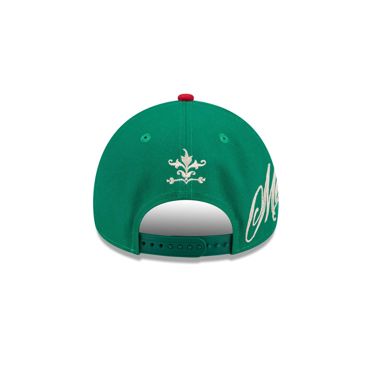 Mexico Baseball Script 9FORTY A-Frame Snapback Hat - Image 6