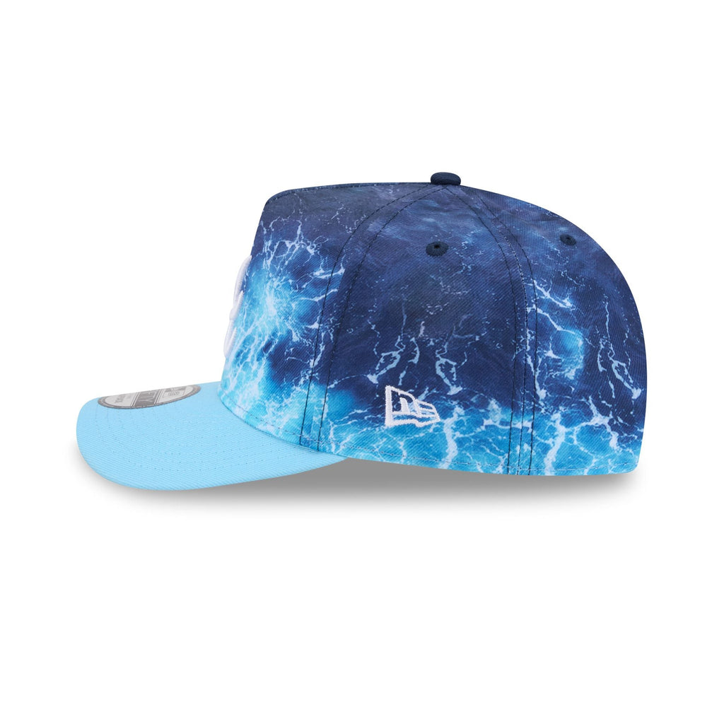 Atlanta Braves Deep Water 9FIFTY A-Frame Snapback Hat - Image 4