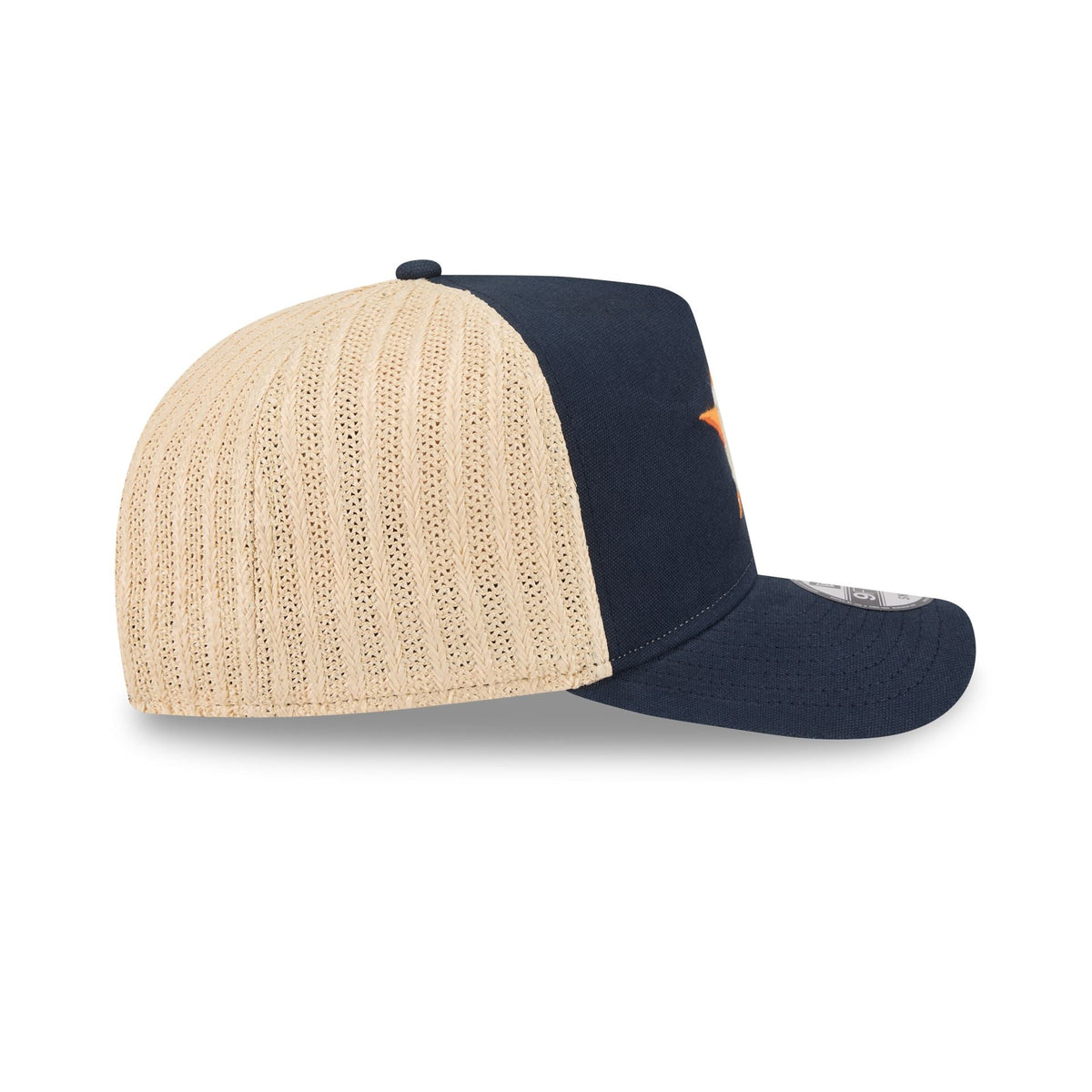 Houston Astros Grained 9FIFTY A-Frame Snapback Hat - Image 5