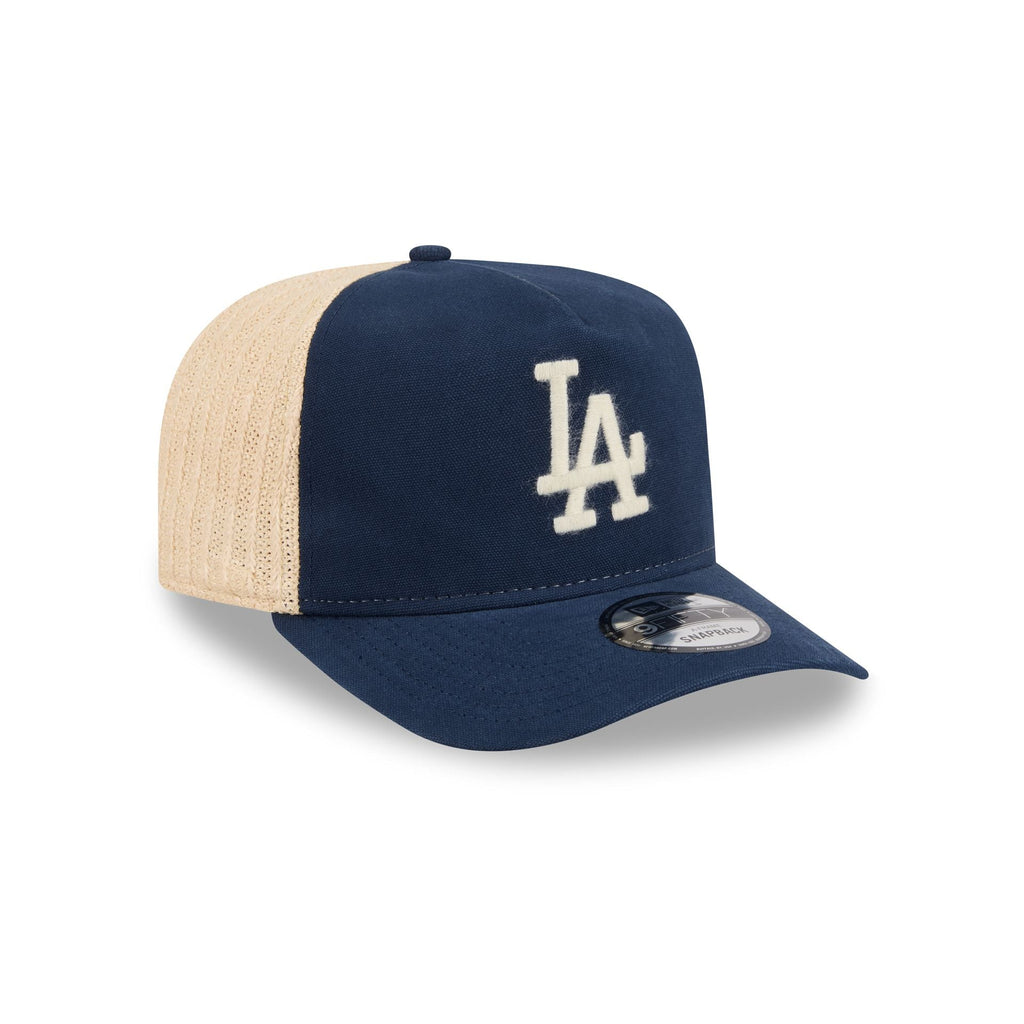 Los Angeles Dodgers Grained 9FIFTY A-Frame Snapback Hat - Image 3