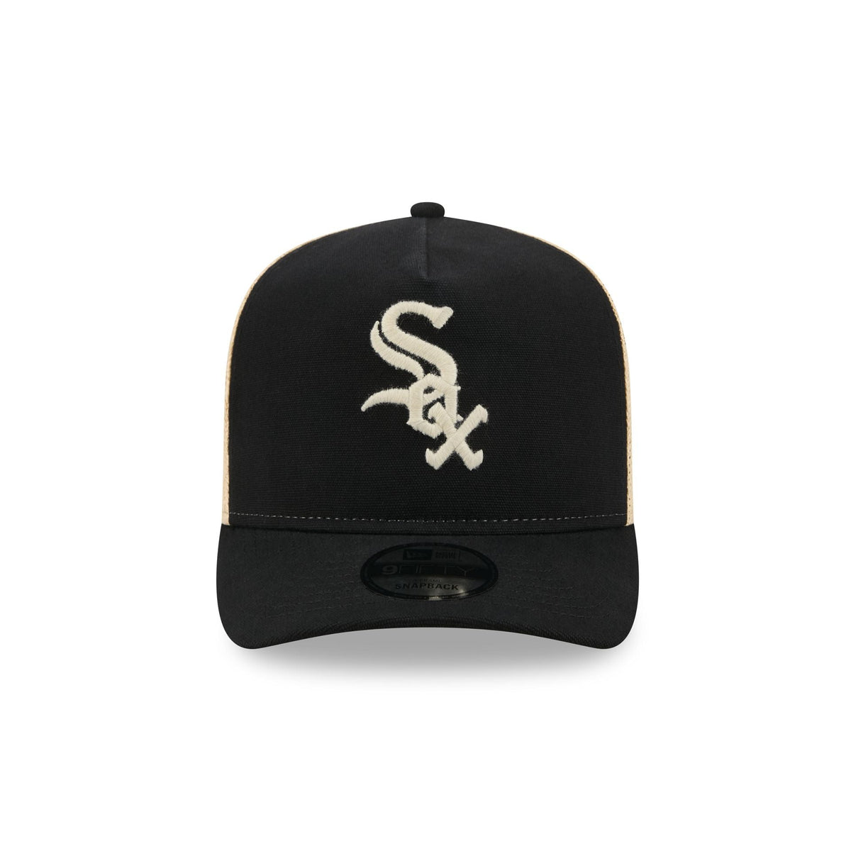 Chicago White Sox Grained 9FIFTY A-Frame Snapback Hat - Image 2