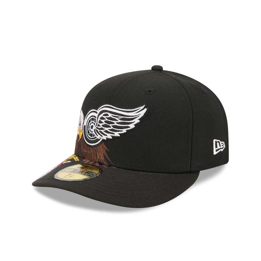 Detroit Red Wings Liberty Eagle 59FIFTY Fitted Hat - Image 3