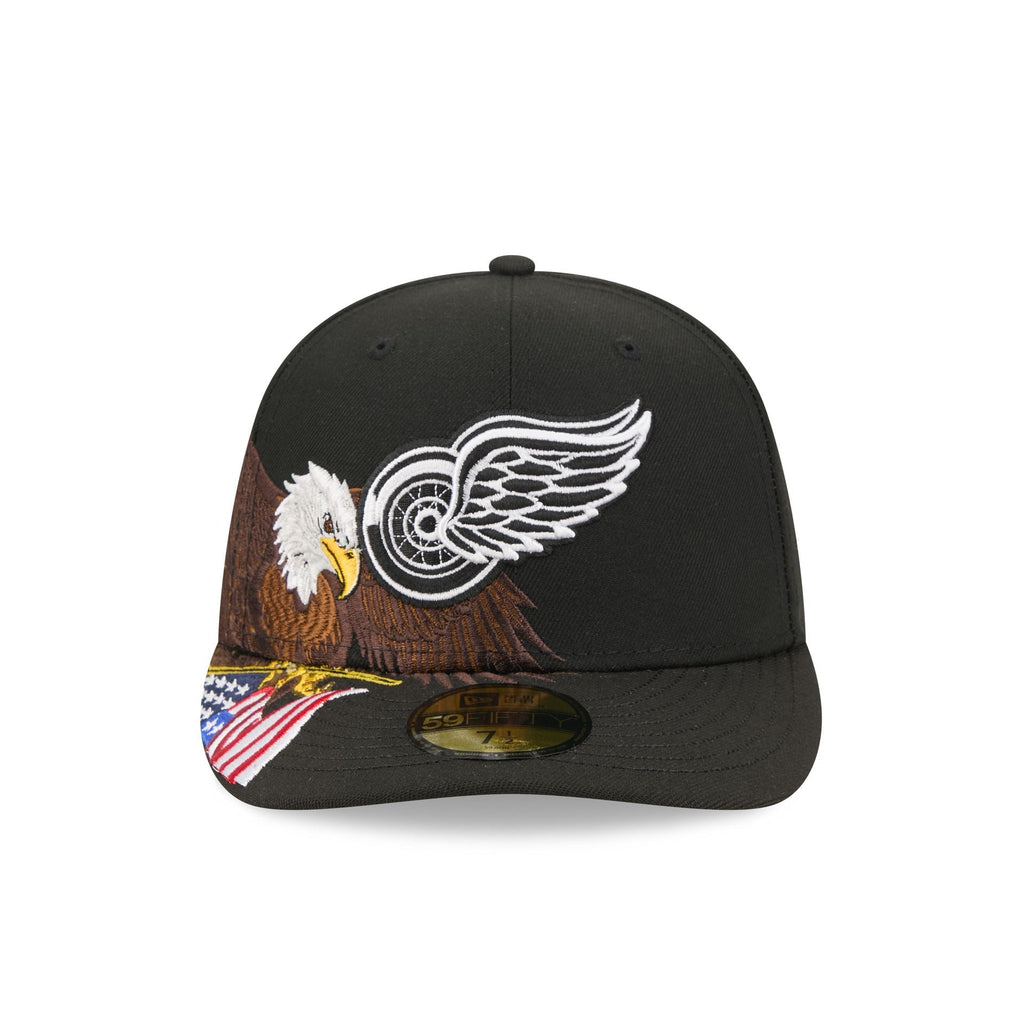 Detroit Red Wings Liberty Eagle 59FIFTY Fitted Hat - Image 2