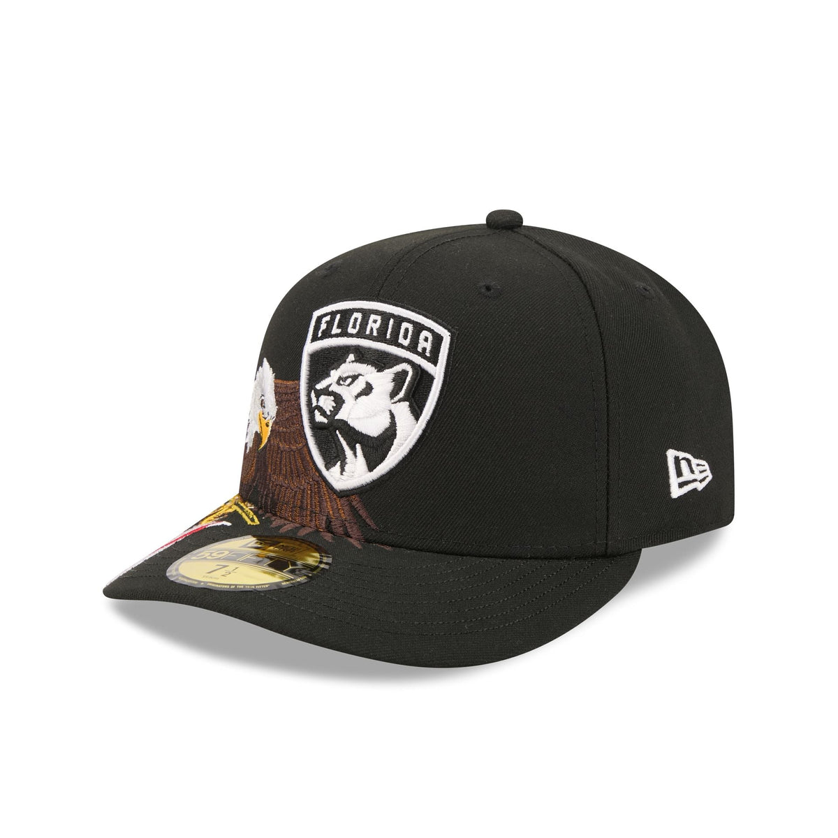 Florida Panthers Liberty Eagle 59FIFTY Fitted Hat - Image 3