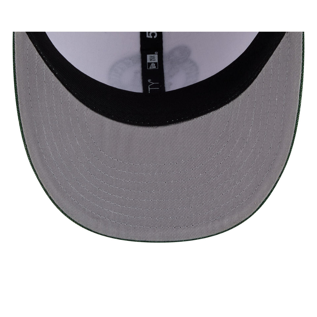Boston Celtics Hardwood Classics Diamond Stitch White 59FIFTY Fitted Hat - Image 7