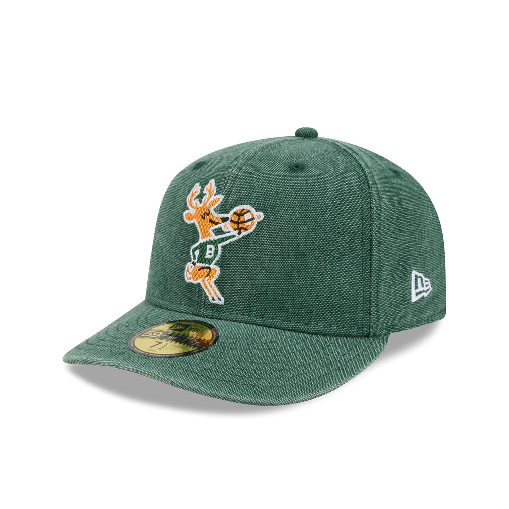 Milwaukee Bucks Hardwood Classics Diamond Stitch 59FIFTY Fitted Hat - Image 3
