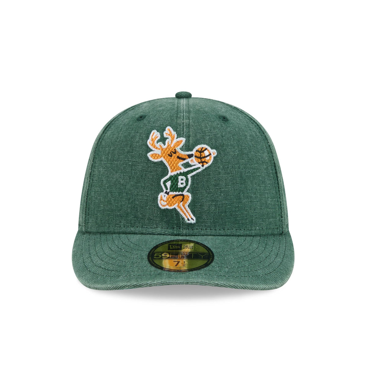 Milwaukee Bucks Hardwood Classics Diamond Stitch 59FIFTY Fitted Hat - Image 2