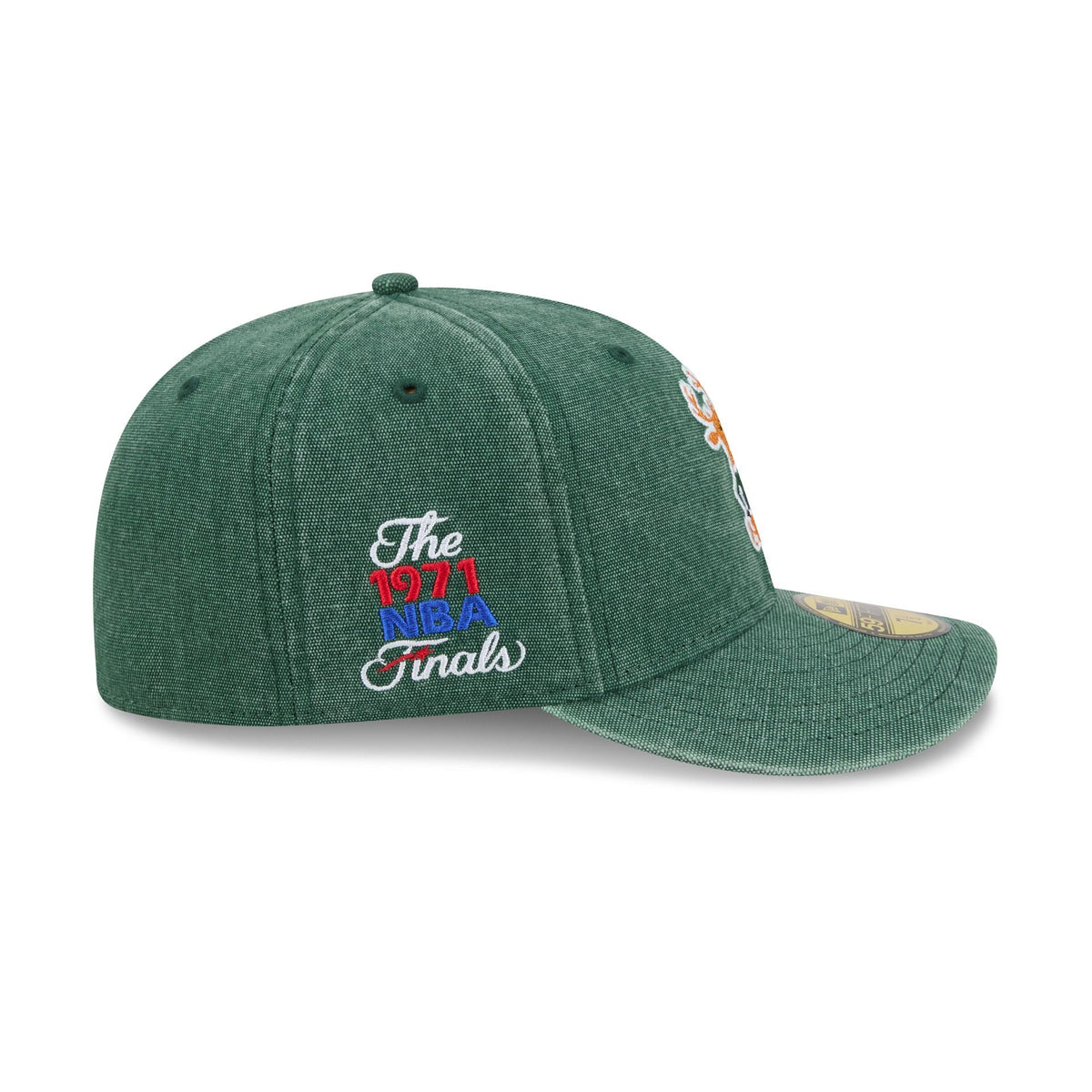 Milwaukee Bucks Hardwood Classics Diamond Stitch 59FIFTY Fitted Hat - Image 4