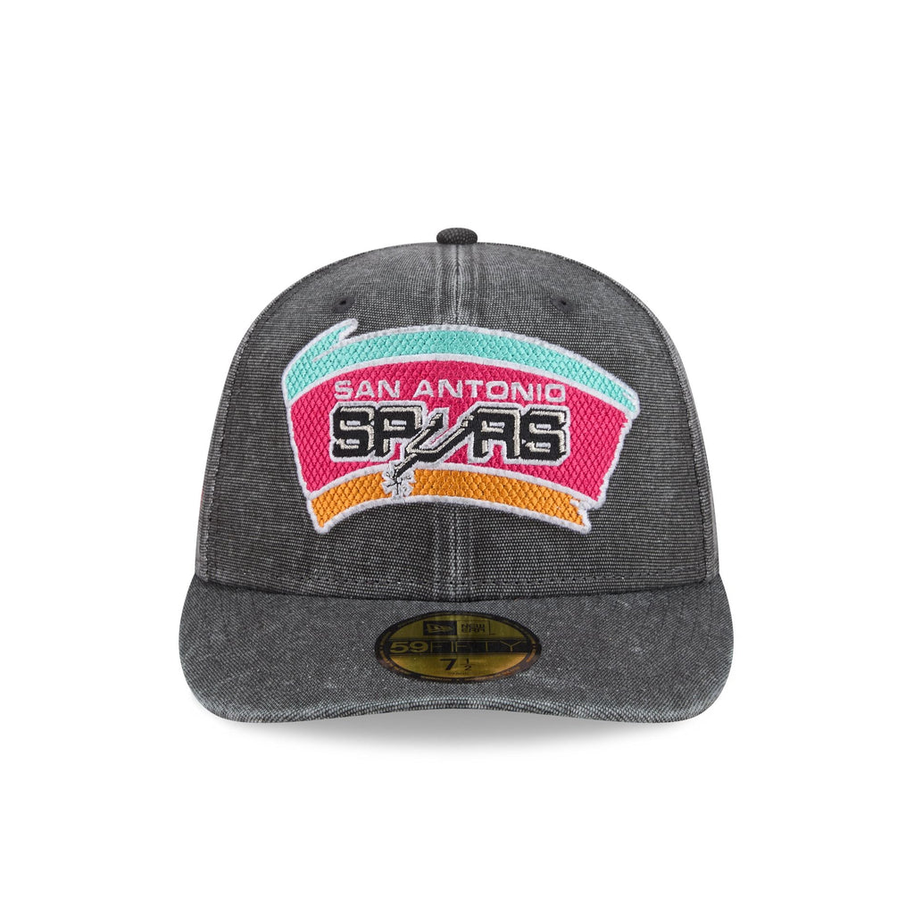 San Antonio Spurs Hardwood Classics Diamond Stitch 59FIFTY Fitted Hat - Image 2
