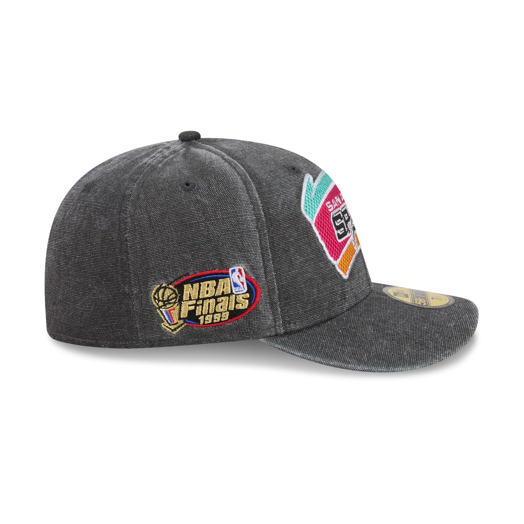 San Antonio Spurs Hardwood Classics Diamond Stitch 59FIFTY Fitted Hat - Image 4