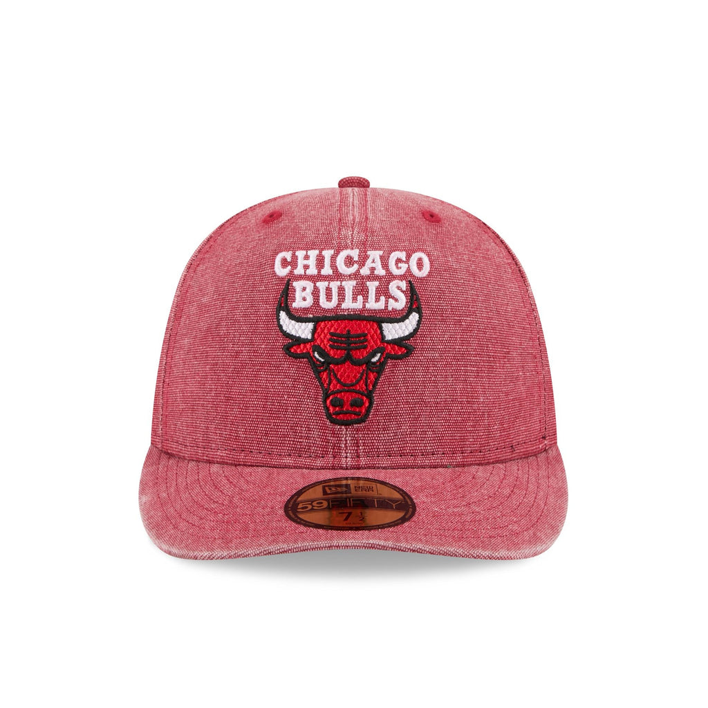 Chicago Bulls Hardwood Classics Diamond Stitch Red 59FIFTY Fitted Hat - Image 2