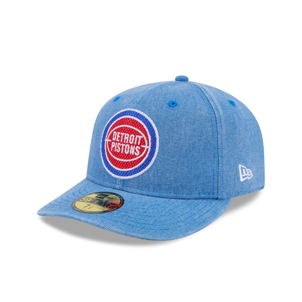 Detroit Pistons Hardwood Classics Diamond Stitch 59FIFTY Fitted Hat - Image 3