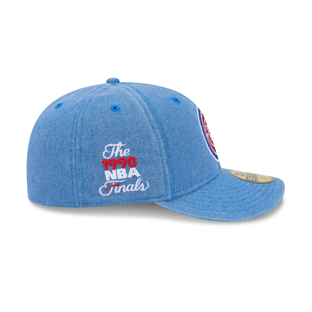 Detroit Pistons Hardwood Classics Diamond Stitch 59FIFTY Fitted Hat - Image 4