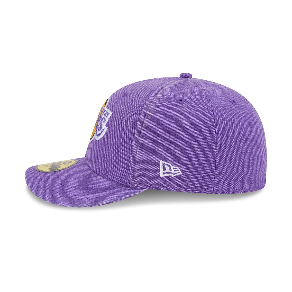Los Angeles Lakers Hardwood Classics Diamond Stitch 59FIFTY Fitted Hat - Image 5