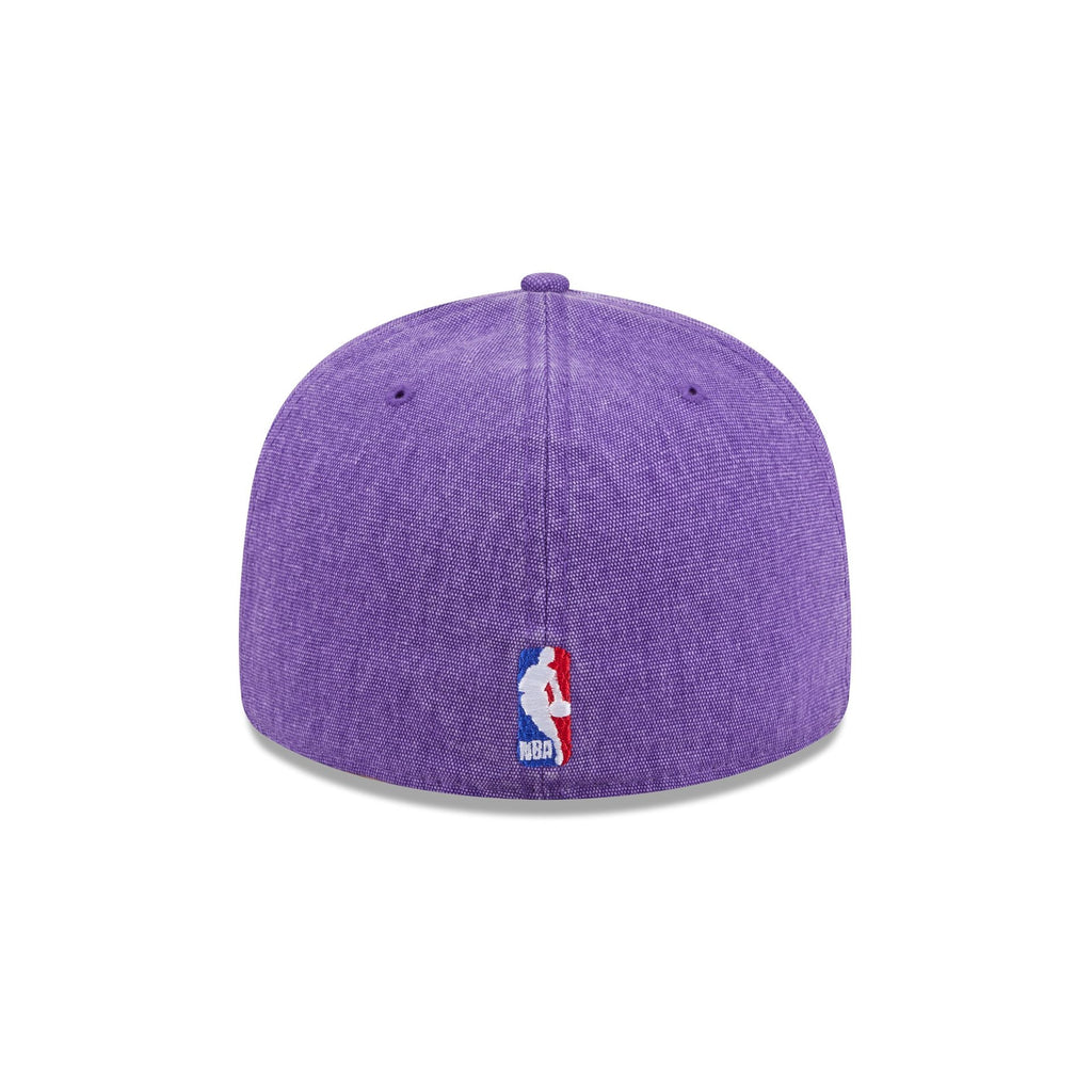 Los Angeles Lakers Hardwood Classics Diamond Stitch 59FIFTY Fitted Hat - Image 6
