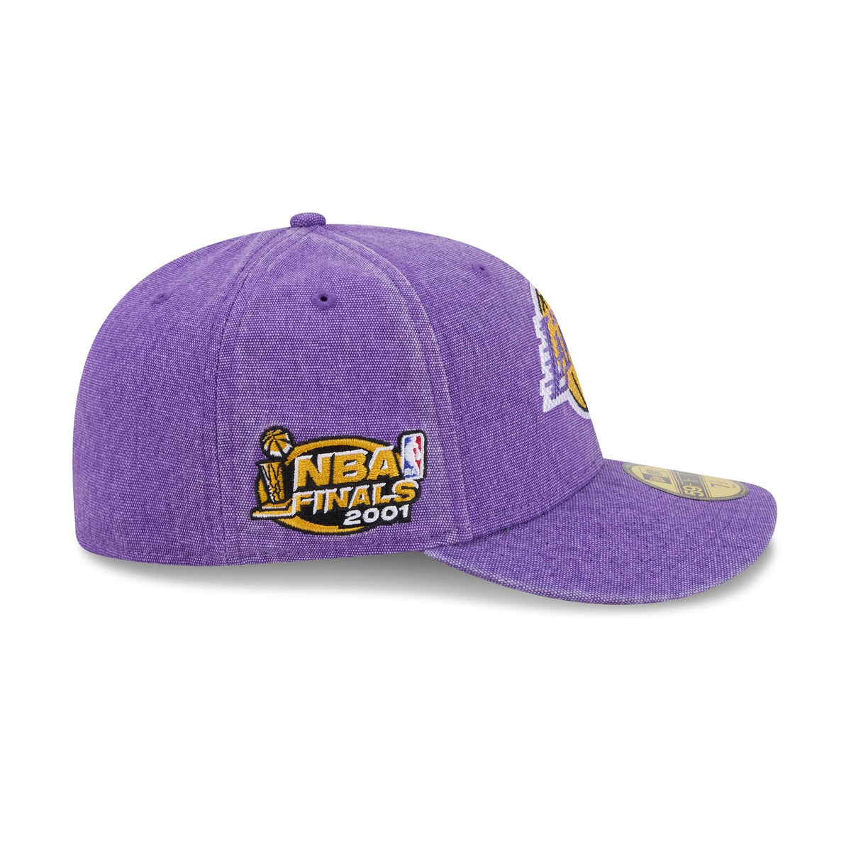 Los Angeles Lakers Hardwood Classics Diamond Stitch 59FIFTY Fitted Hat - Image 4
