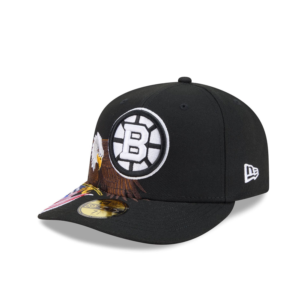 Boston Bruins Liberty Eagle 59FIFTY Fitted Hat - Image 3