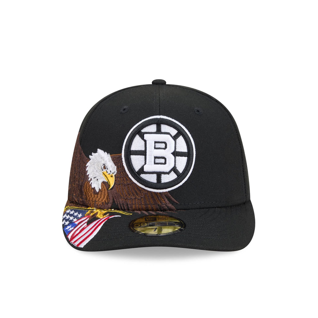 Boston Bruins Liberty Eagle 59FIFTY Fitted Hat - Image 2