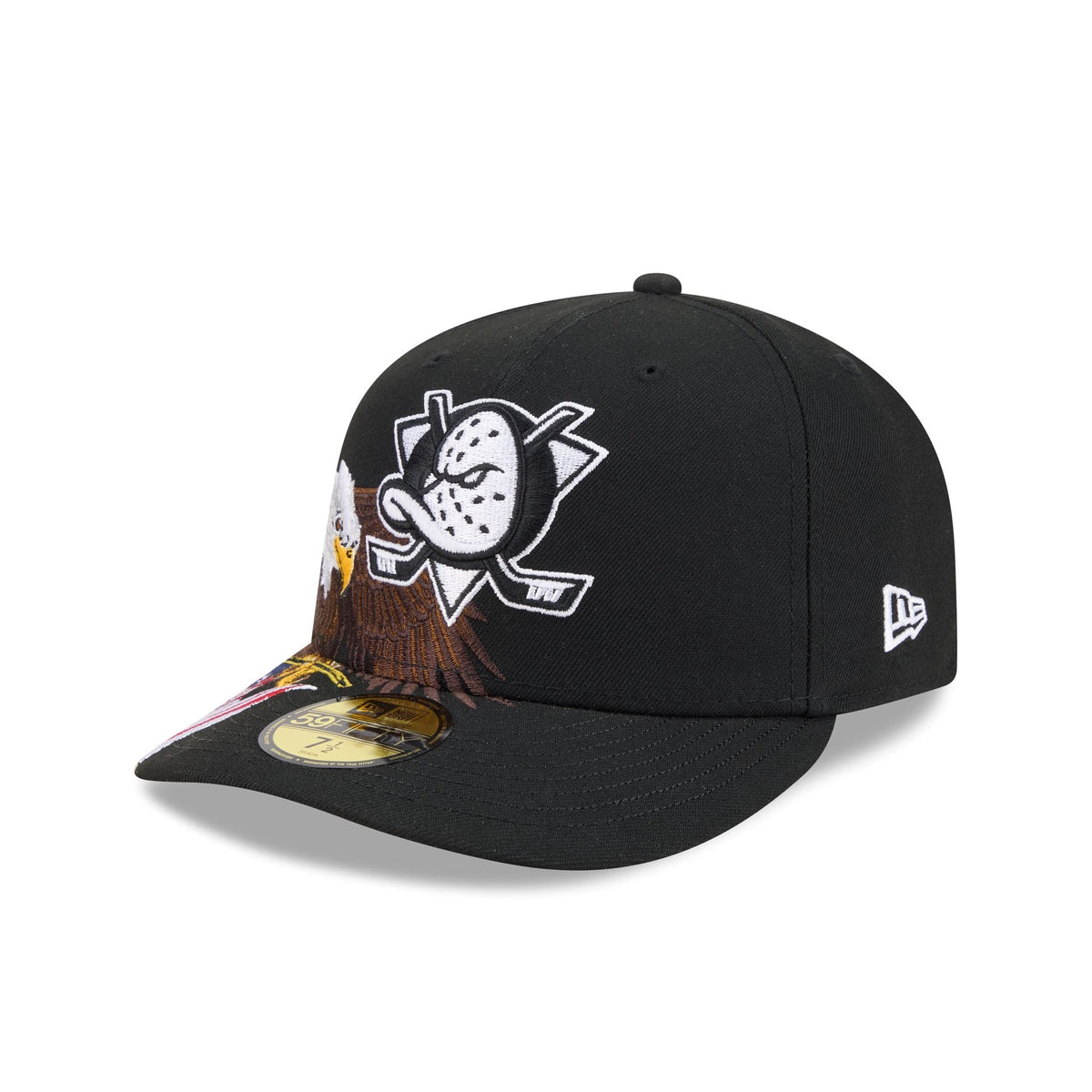 Anaheim Ducks Liberty Eagle 59FIFTY Fitted Hat - Image 3