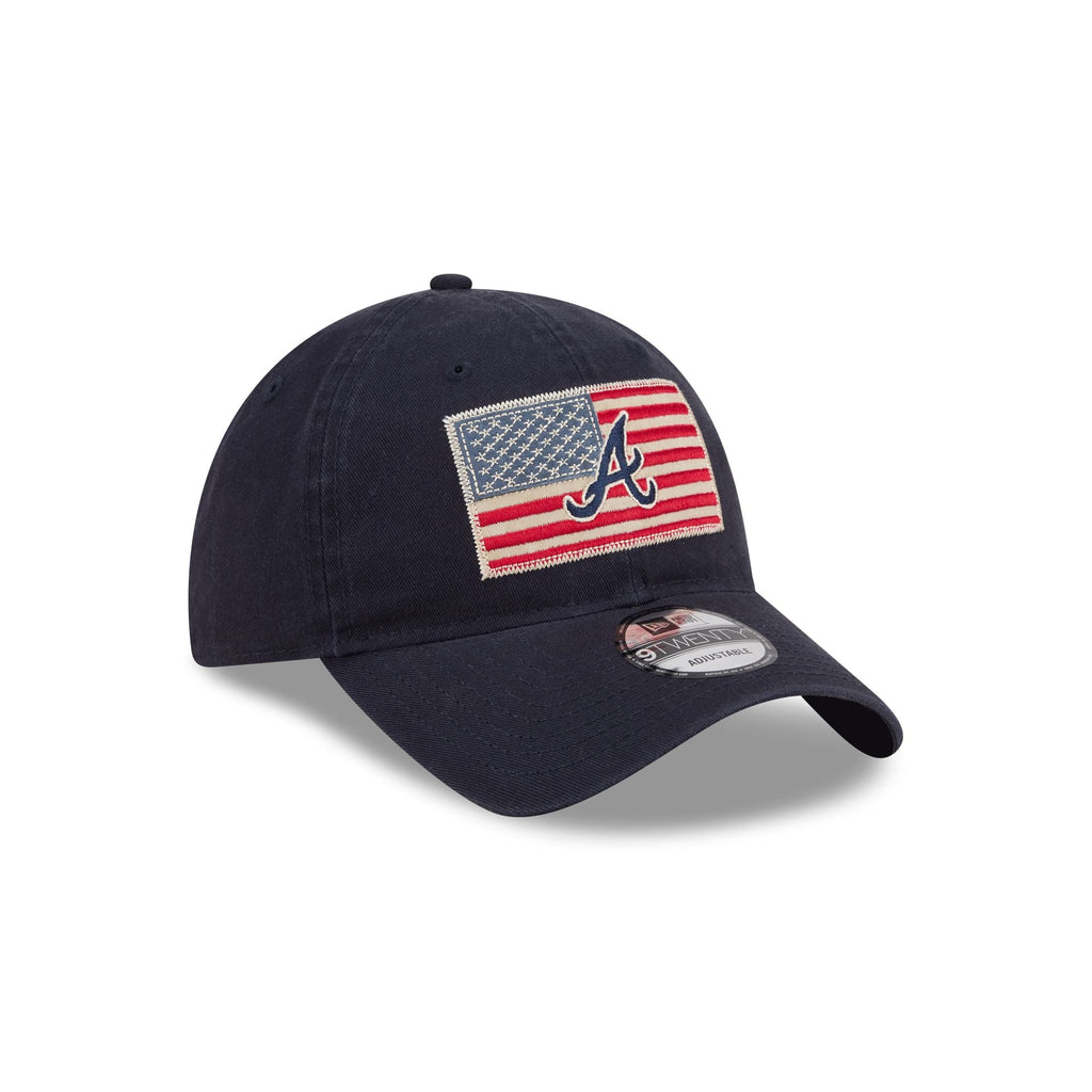 Atlanta Braves Grand Flag 9TWENTY Adjustable Hat - Image 3