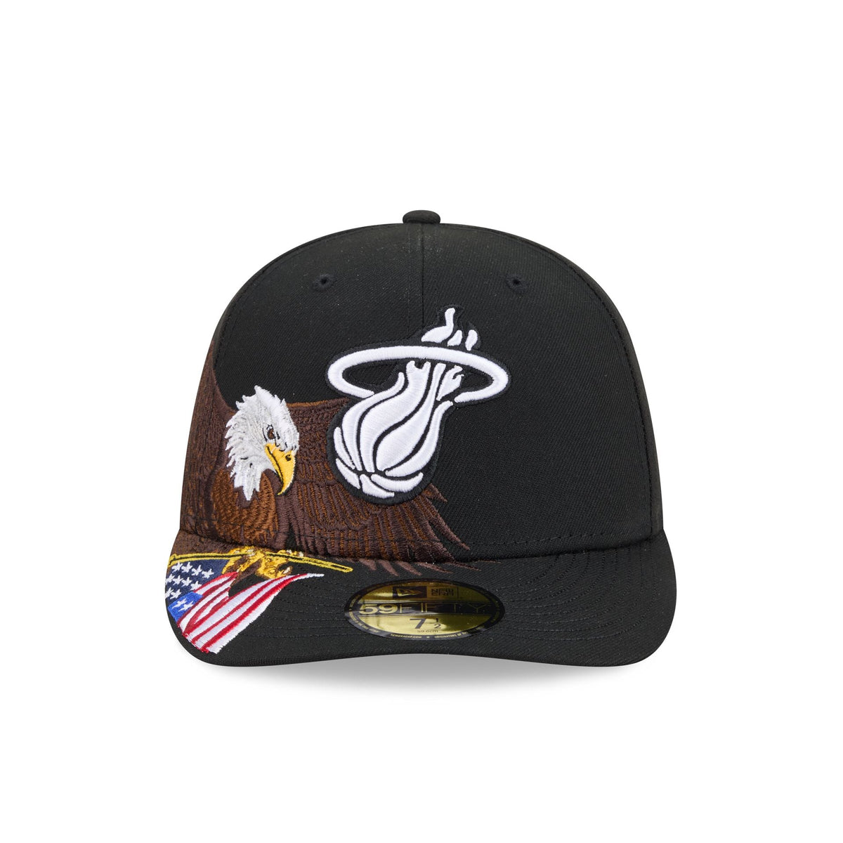 Miami Heat Liberty Eagle 59FIFTY Fitted Hat - Image 2