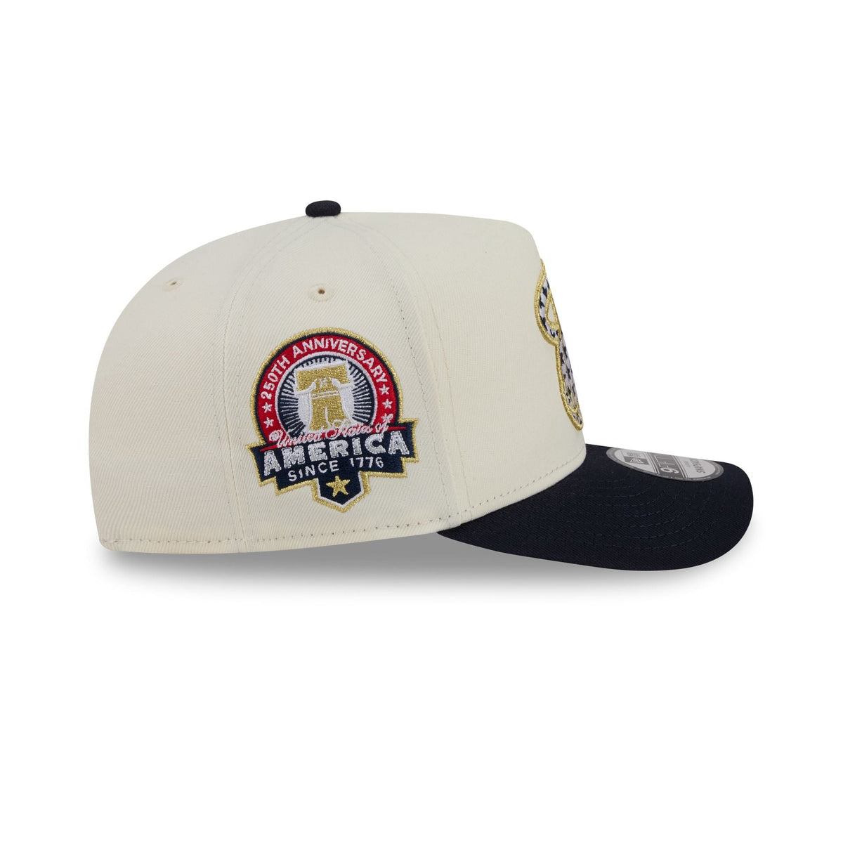 Miami Heat Chrome White Stars and Stripes 9FIFTY A-Frame Snapback Hat - Image 4