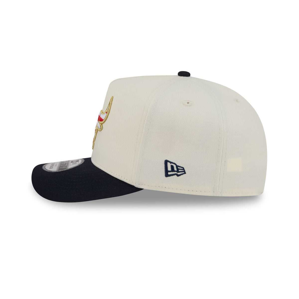 Chicago Bulls Chrome White Stars and Stripes 9FIFTY A-Frame Snapback Hat - Image 5