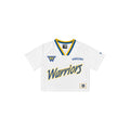 Golden State Warriors Sport Classics Women's Cropped White T-Shirt
