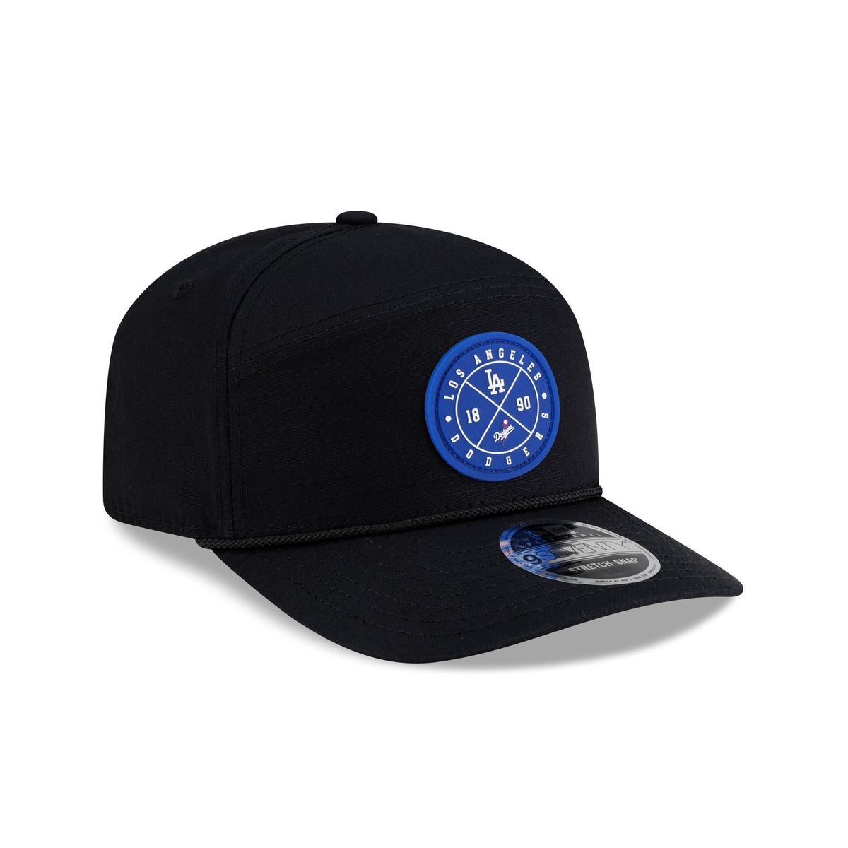 Los Angeles Dodgers Cotton Ripstop Split Panel 9SEVENTY Stretch-Snap Hat - Image 5