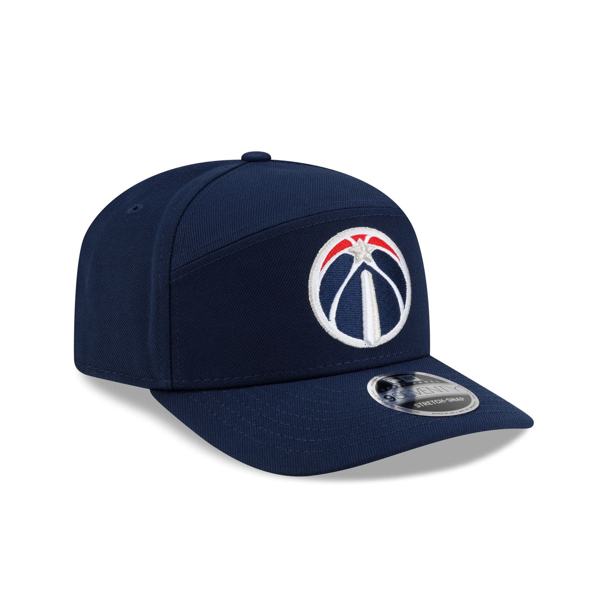 Washington Wizards Poly Split Panel 9SEVENTY Stretch-Snap Hat - Image 3
