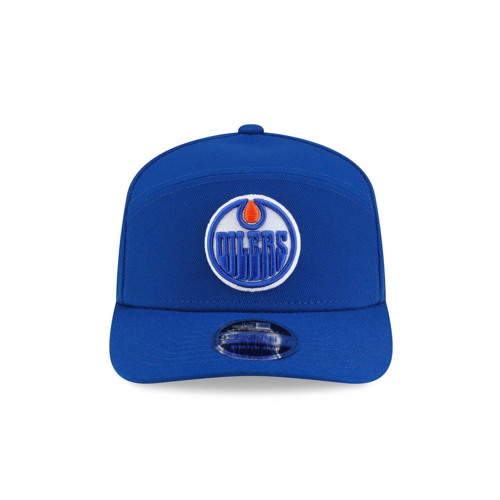 Edmonton Oilers Poly Split Panel 9SEVENTY Stretch-Snap Hat - Image 2