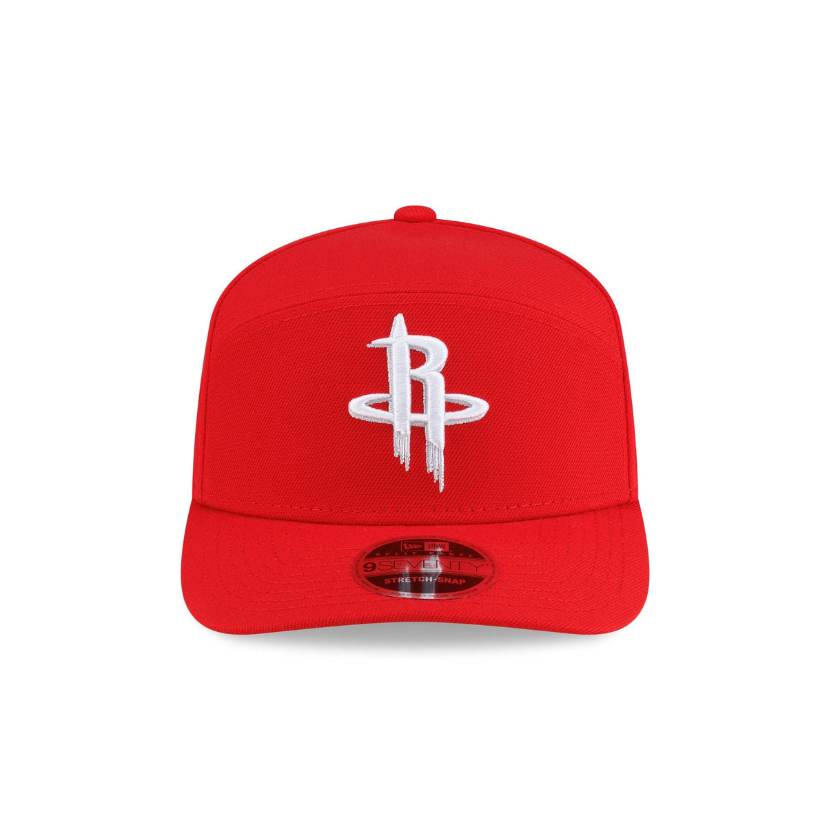 Houston Rockets Poly Split Panel 9SEVENTY Stretch-Snap Hat - Image 2