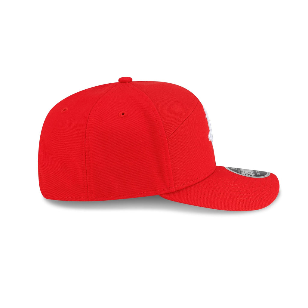 Houston Rockets Poly Split Panel 9SEVENTY Stretch-Snap Hat - Image 5