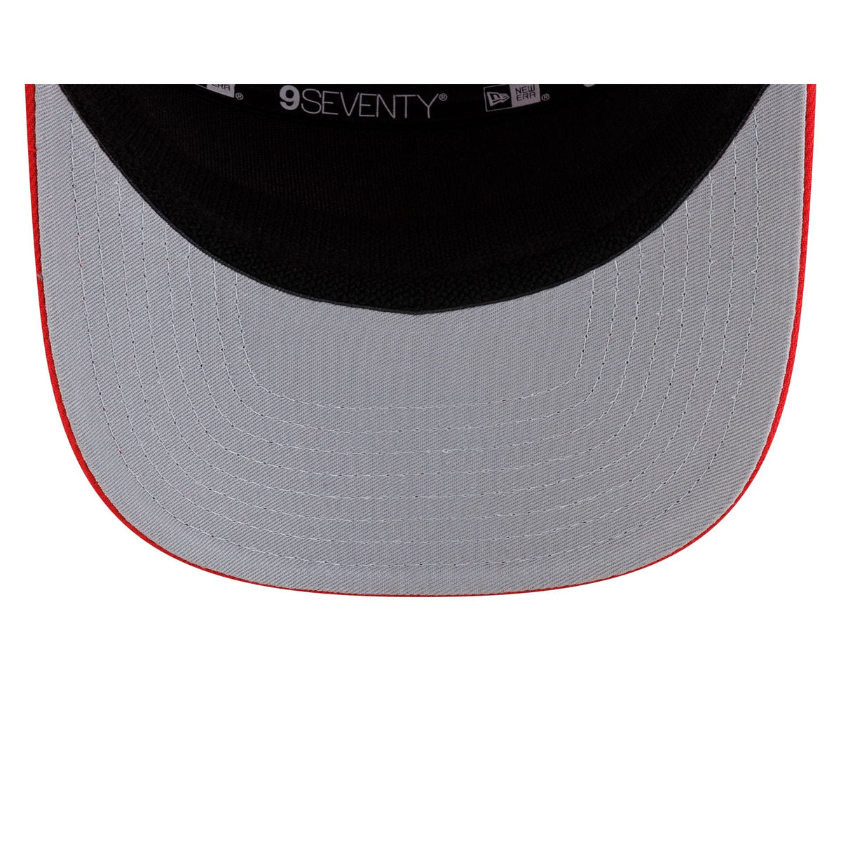 Houston Rockets Poly Split Panel 9SEVENTY Stretch-Snap Hat - Image 7