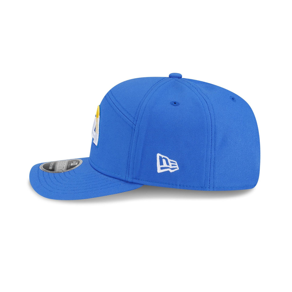 Los Angeles Rams Poly Split Panel 9SEVENTY Stretch-Snap Hat - Image 4