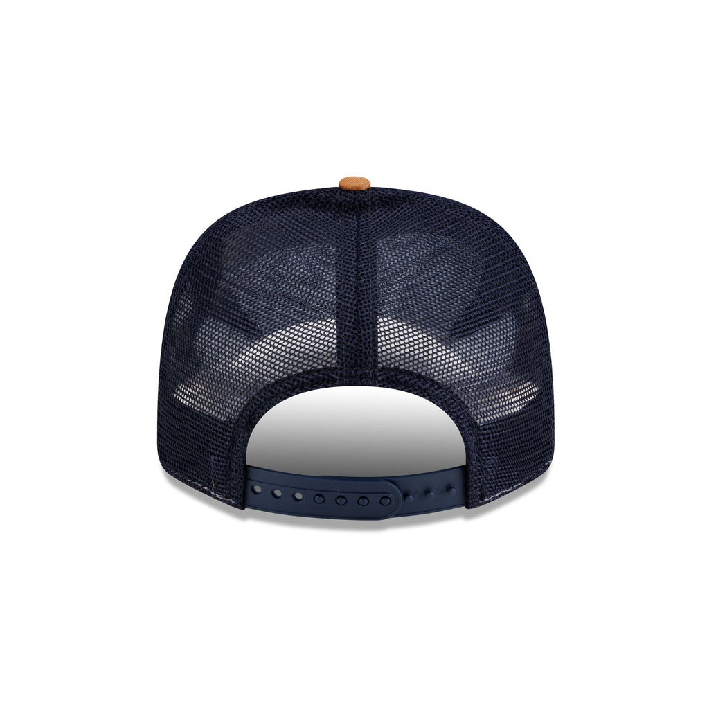 Notre Dame Fighting Irish Light Bronze Split Panel 9SEVENTY Trucker Hat - Image 6