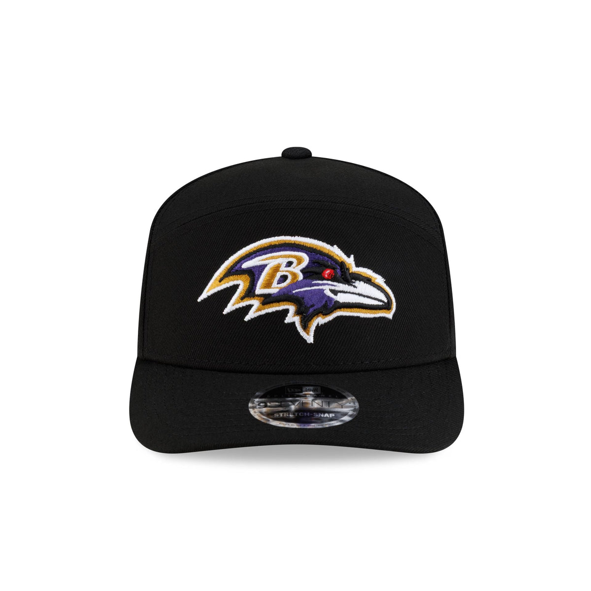 Baltimore Ravens Poly Split Panel 9SEVENTY Stretch-Snap Hat - Image 2