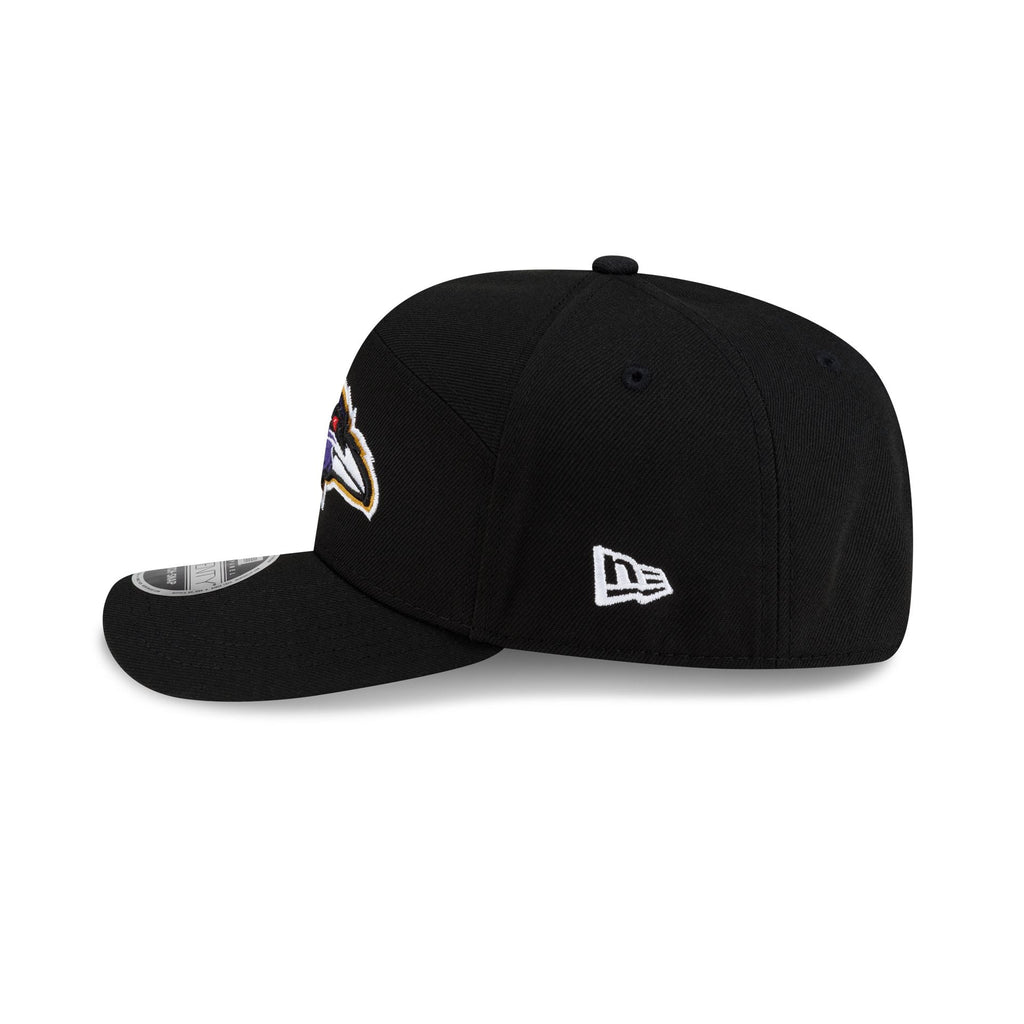Baltimore Ravens Poly Split Panel 9SEVENTY Stretch-Snap Hat - Image 4