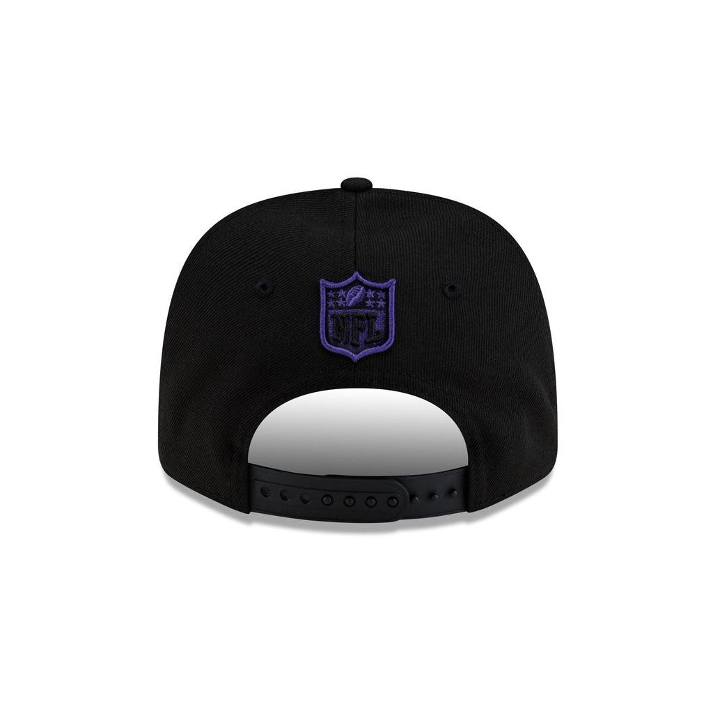 Baltimore Ravens Poly Split Panel 9SEVENTY Stretch-Snap Hat - Image 6