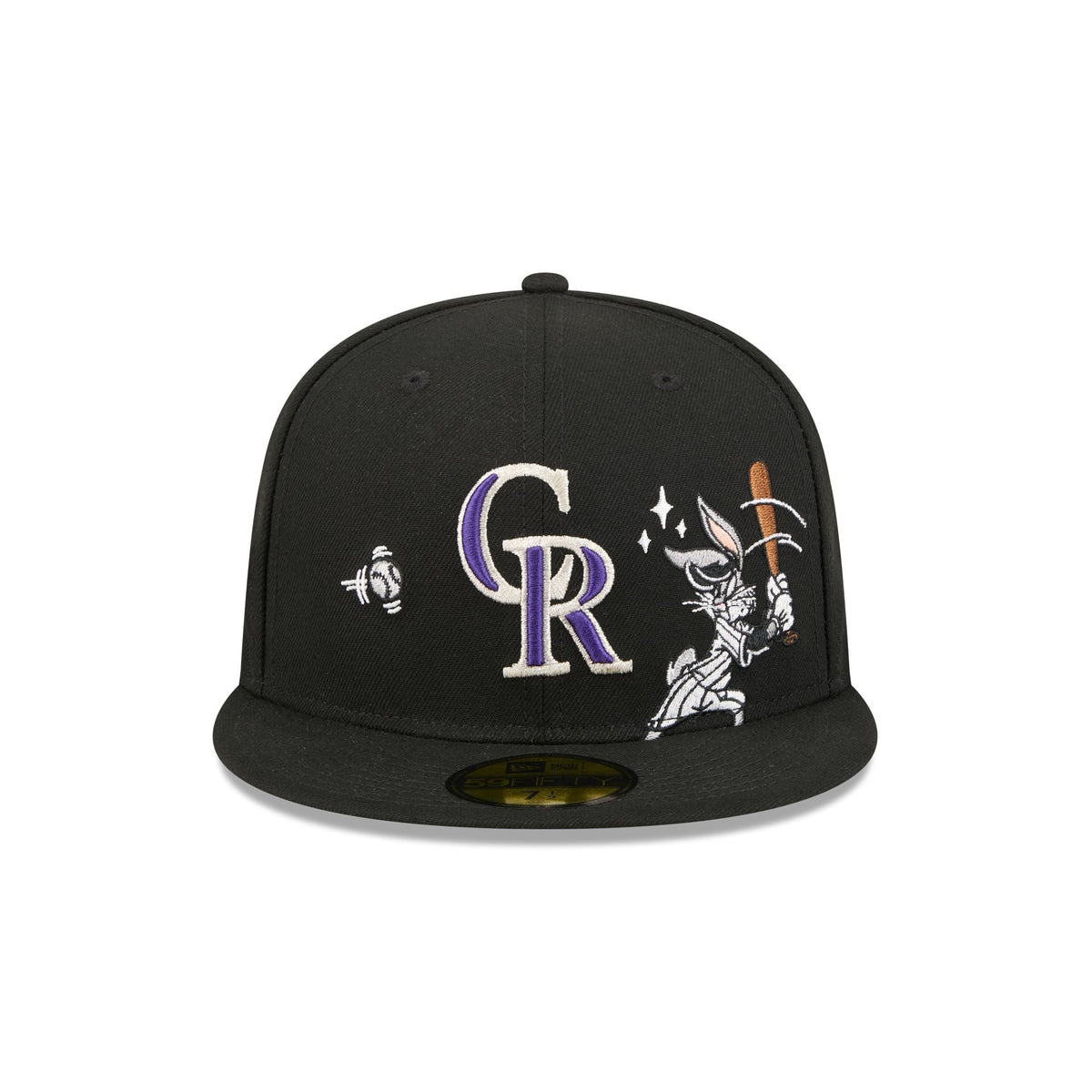Colorado Rockies Bugs Bunny Swing 59FIFTY Fitted Hat - Image 2